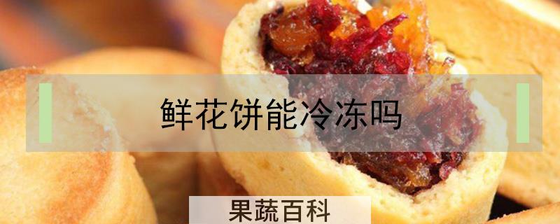 鲜花饼能冷冻吗