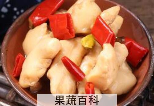 四川泡姜泡辣椒的做法大全