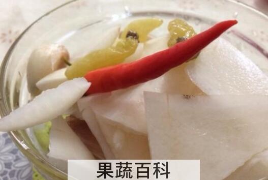 白醋泡萝卜的腌制方法窍门