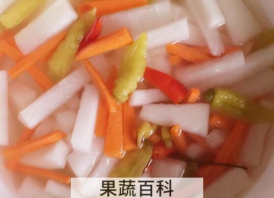 醋萝卜的作用与功效