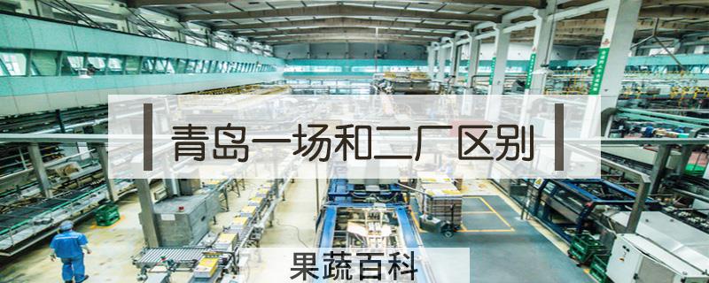 青岛一场和二厂区别