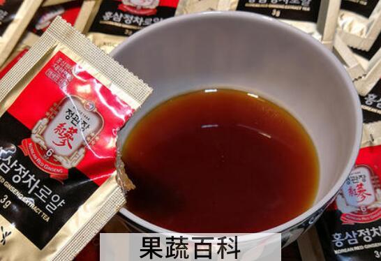 红参精茶的功效与作用及食用方法