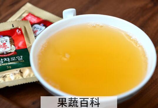 红参精茶的功效与作用及食用方法
