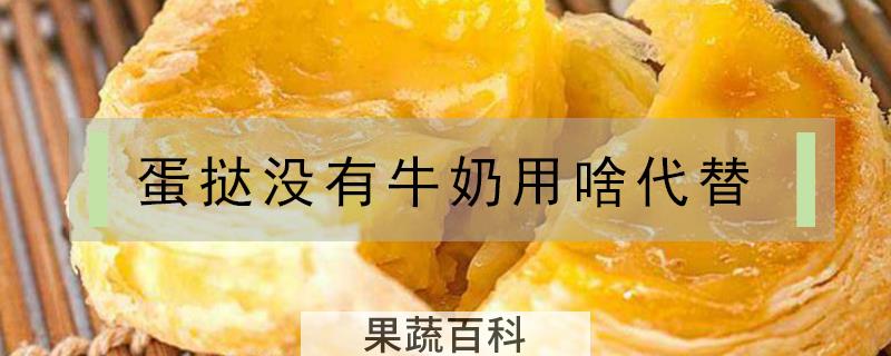 蛋挞没有牛奶用啥代替