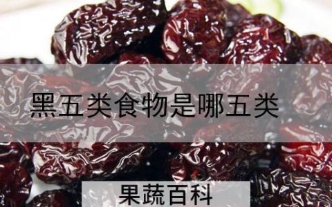 黑五类食物是哪五类
