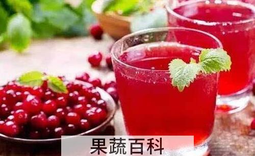 蔓越莓果汁的功效与作用及危害