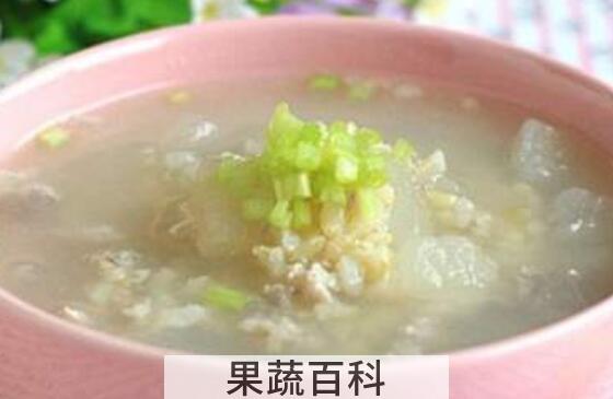 冬瓜小米粥的功效和作用