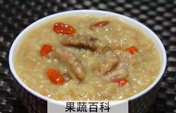 核桃白米粥的功效与作用