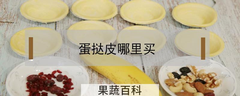 蛋挞皮哪里买