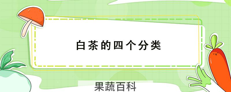 白茶的四个分类