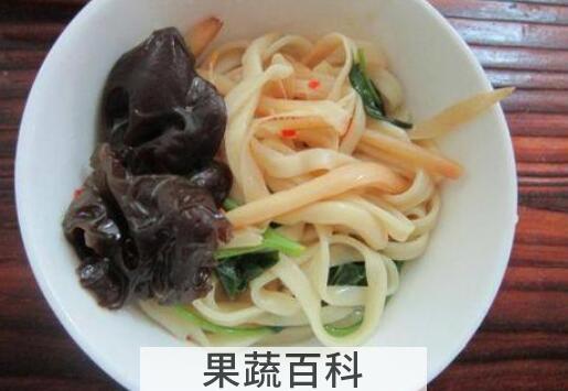 木耳面是什么面 木耳面怎么做好吃