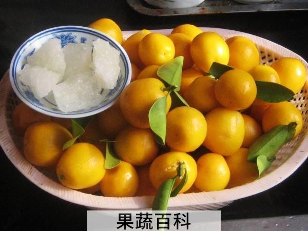 加糖反而有奇效 金桔止咳的做法