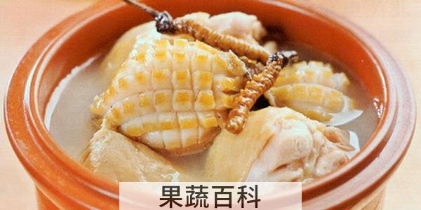 冬虫夏草炖鸡放什么材料