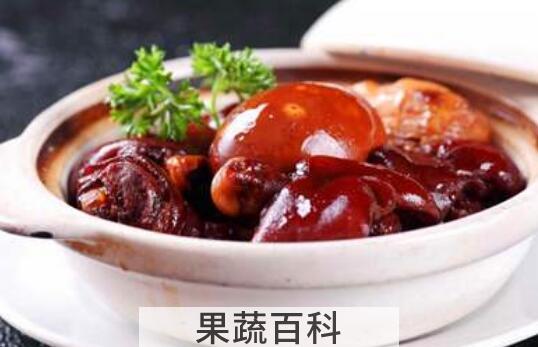 姜醋猪脚的功效与作用