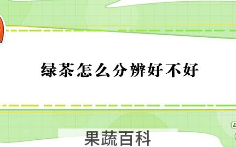 绿茶怎么分辨好不好