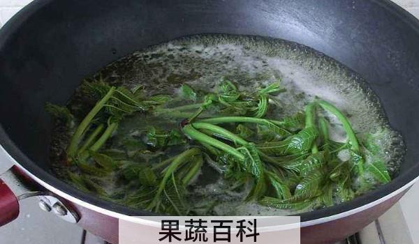 香椿芽过水多久