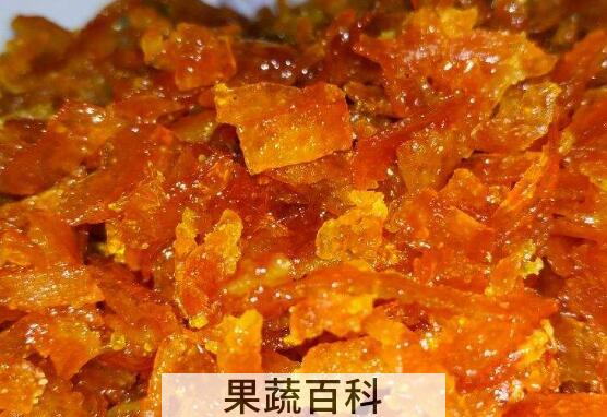 橙皮酱的制作方法