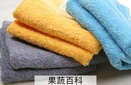 毛巾清除茶渍小窍门