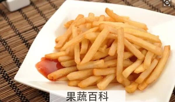 炸薯条不用冷冻的做法