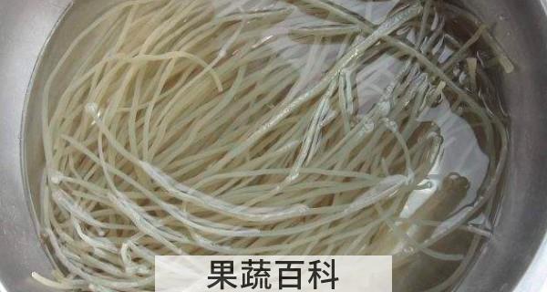 温水泡粉丝还是凉水