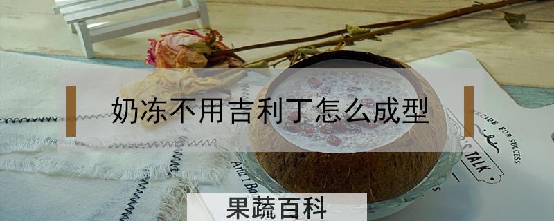 奶冻不用吉利丁怎么成型