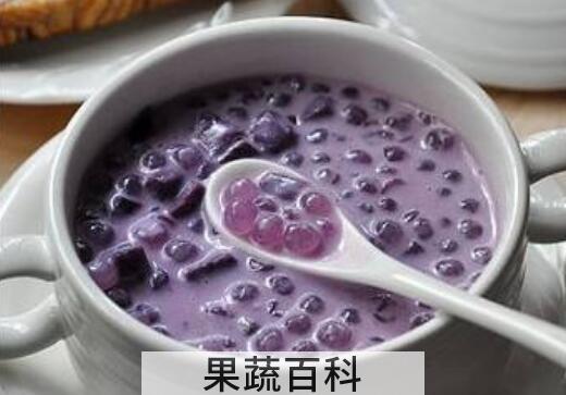 绿豆紫薯西米露的功效与作用