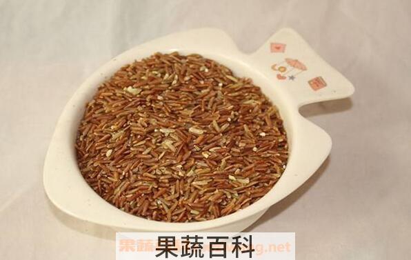 红糙米和白糙米的区别