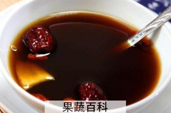 大枣红糖水的功效与作用