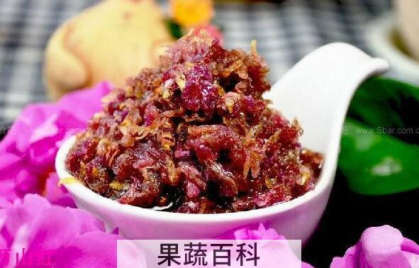 干玫瑰花酱做法大全