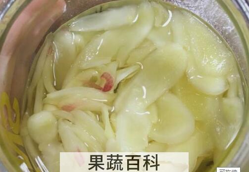 嫩生姜泡白醋的功效与作用