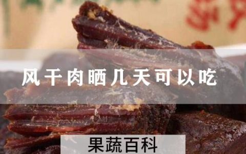 风干肉晒几天可以吃