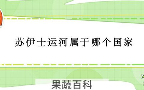 苏伊士运河属于哪个国家