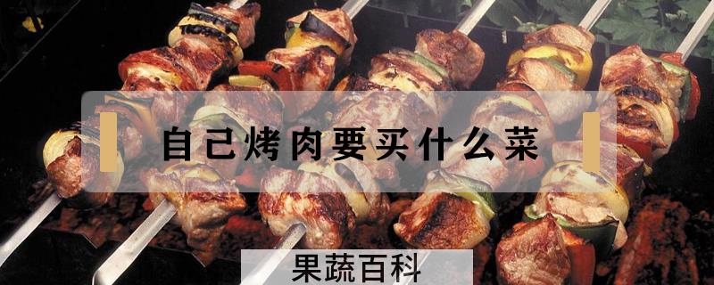 自己烤肉要买什么菜