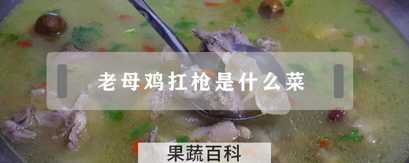 老母鸡扛枪是什么菜