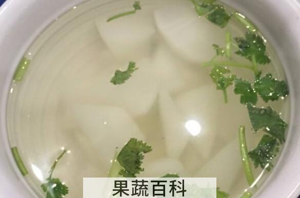 白萝卜煮水的功效作用
