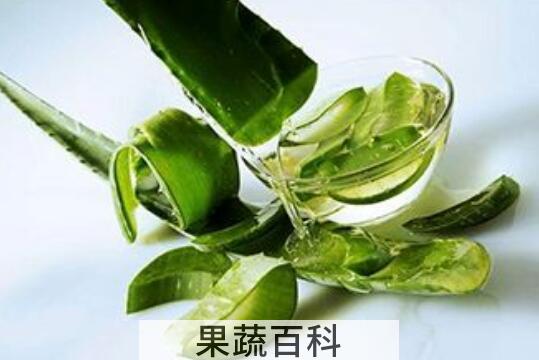 新鲜芦荟涂脸的功效与作用