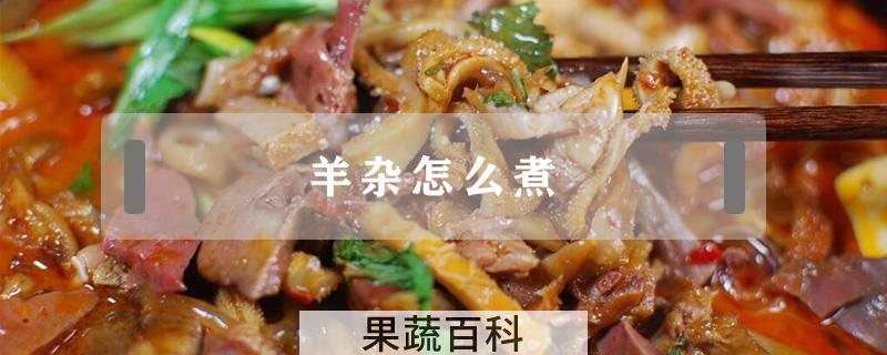 羊杂怎么煮