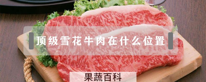 顶级雪花牛肉在什么位置