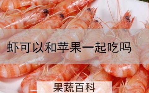 虾可以和苹果一起吃吗?