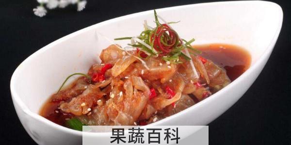 凉拌海蜇丝要不要开水烫