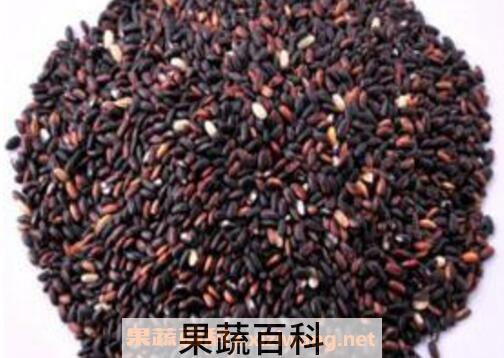 血糯米的功效与作用