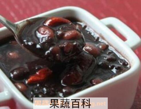 红枣花生黑米粥的功效与作用