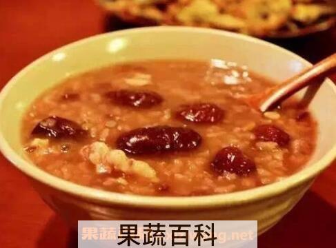 红枣糯米粥的功效与作用