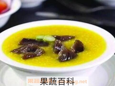海参小米粥的材料和做法步骤