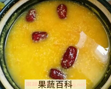 红枣南瓜粥的功效与作用