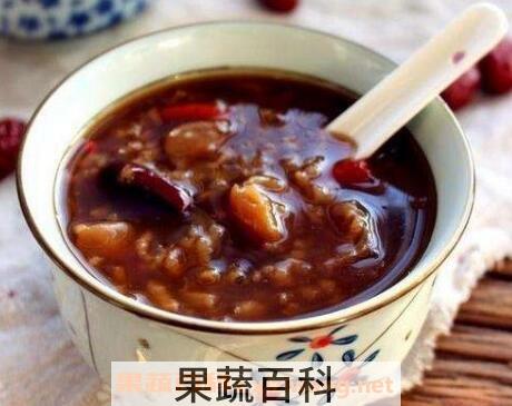 四红补血粥的材料和做法步骤