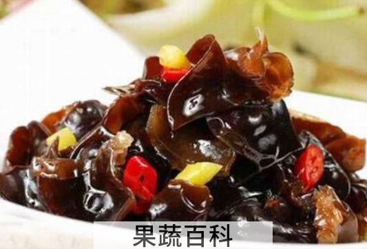 芥末木耳的功效与作用