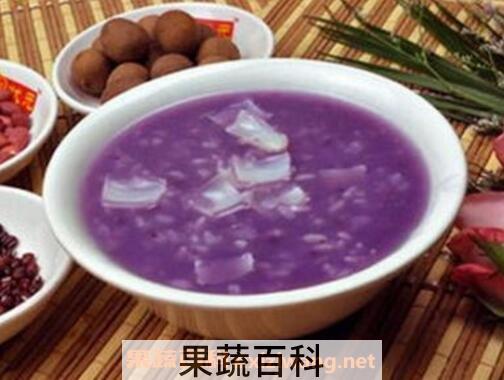 紫薯山药燕麦粥的功效与作用