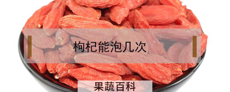 枸杞能泡几次