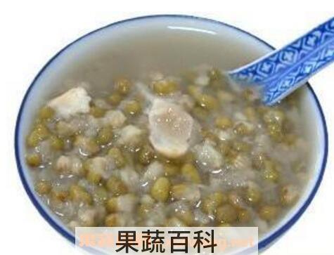 薏米绿豆粥的功效